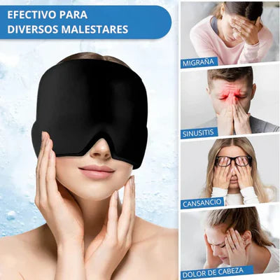 Gorro gel para migraña, dolor de cabeza